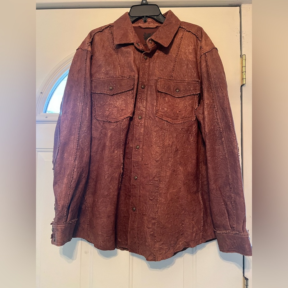 Murano Brown Leather Jacket